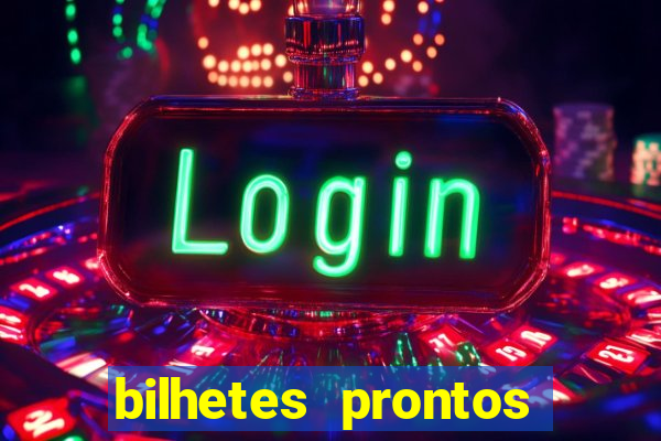 bilhetes prontos apostas esportivas